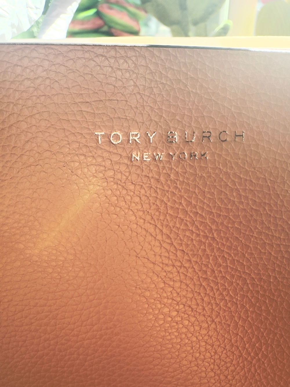 NWT🪻 Tory Burch Perry Tote in Light Mauve | Leather Tote Bag (Fits 13" Laptop) - Picture 11 of 15